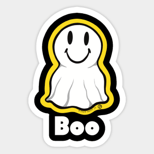 Smiley Boo Sticker